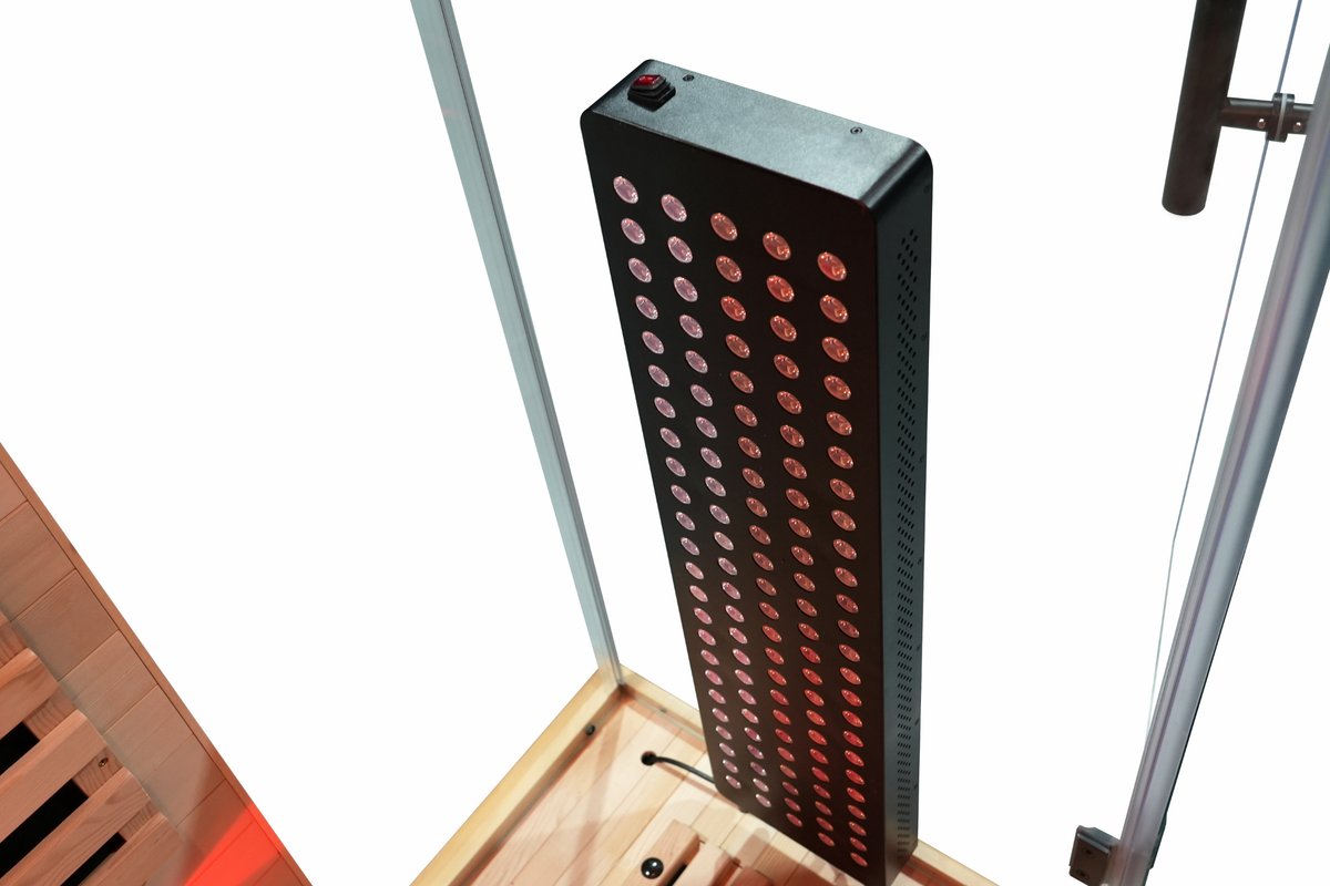 Blisspod I Vantaa RED I All-In-One - Full Spectrum + Red Light Therapy I Indoor Premium Sauna I 2 Person