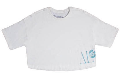 CAB W CROP ALOHA TEE BLK M