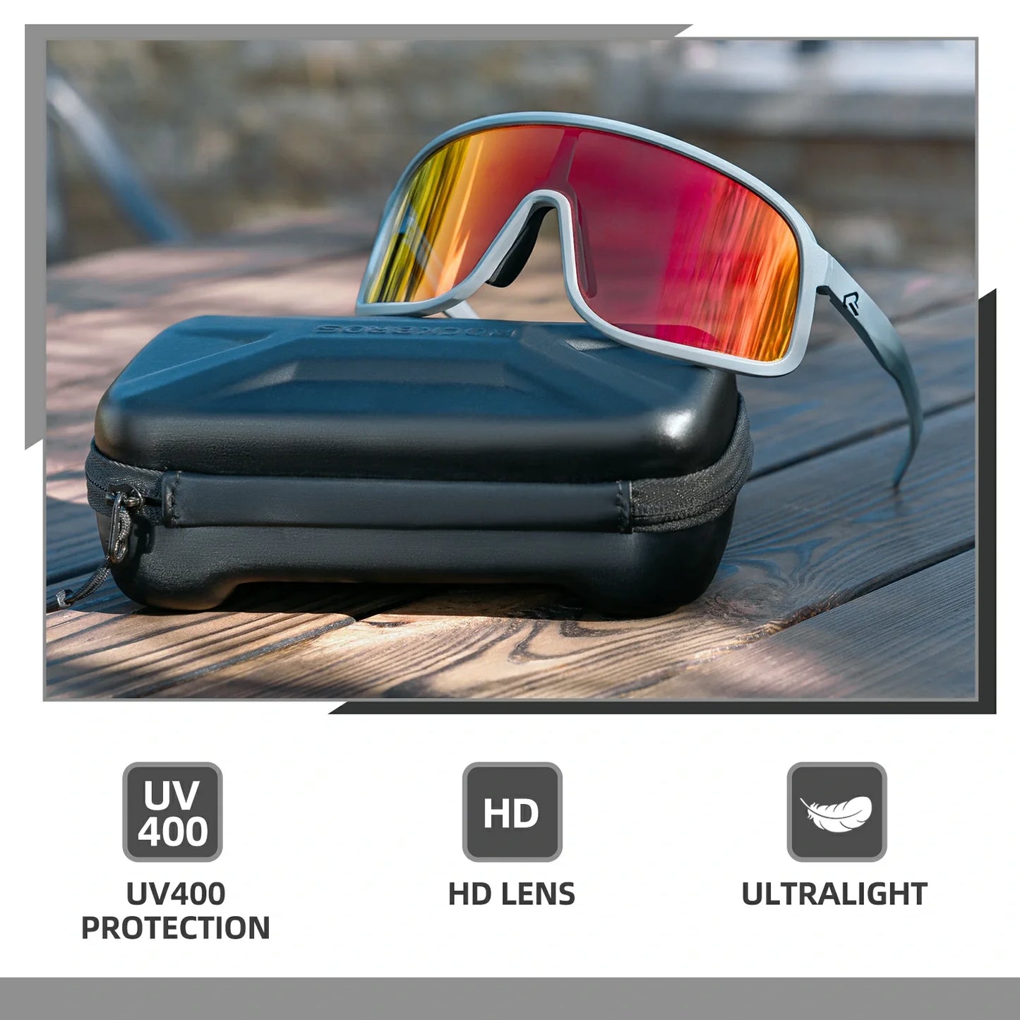 Polarized Photochromic Cycling Sunglasses
