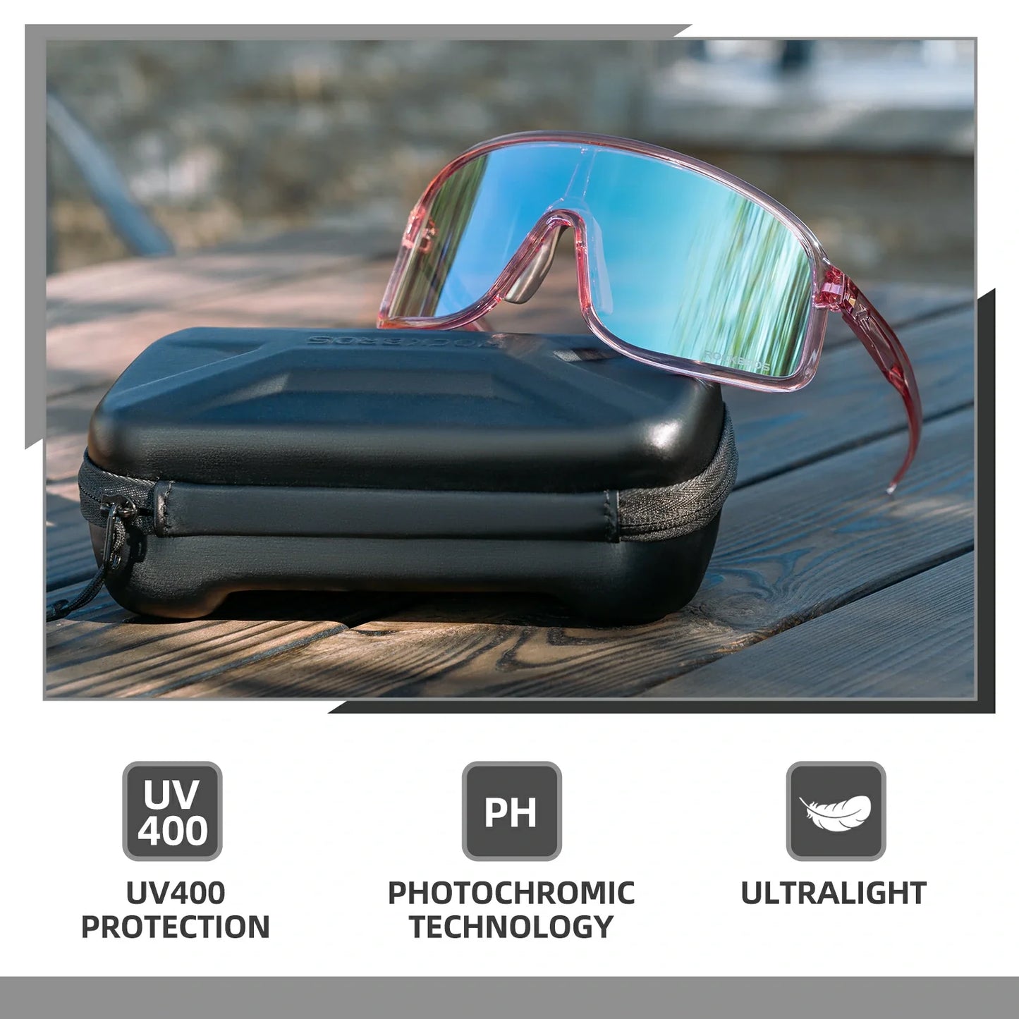 Polarized Photochromic Cycling Sunglasses