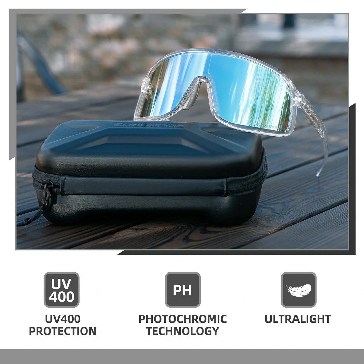 Polarized Photochromic Cycling Sunglasses