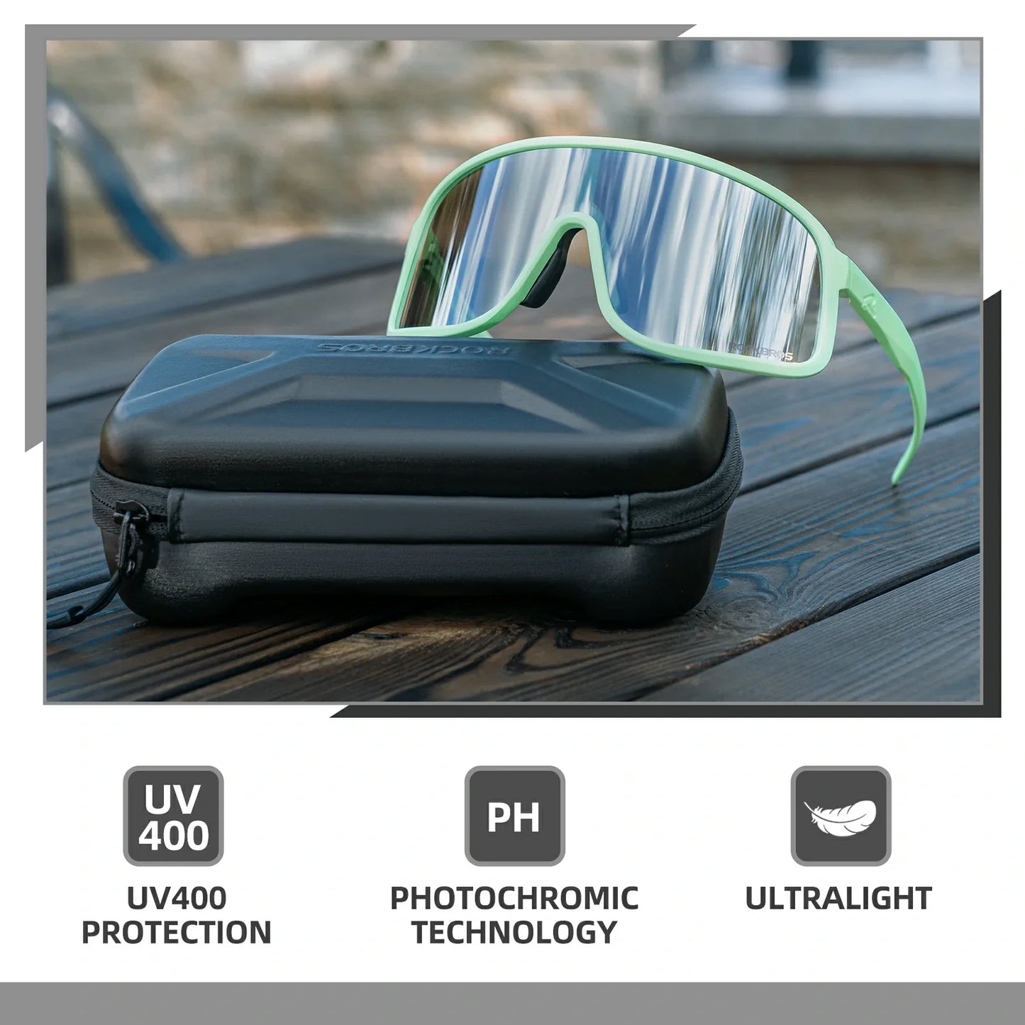 Polarized Photochromic Cycling Sunglasses
