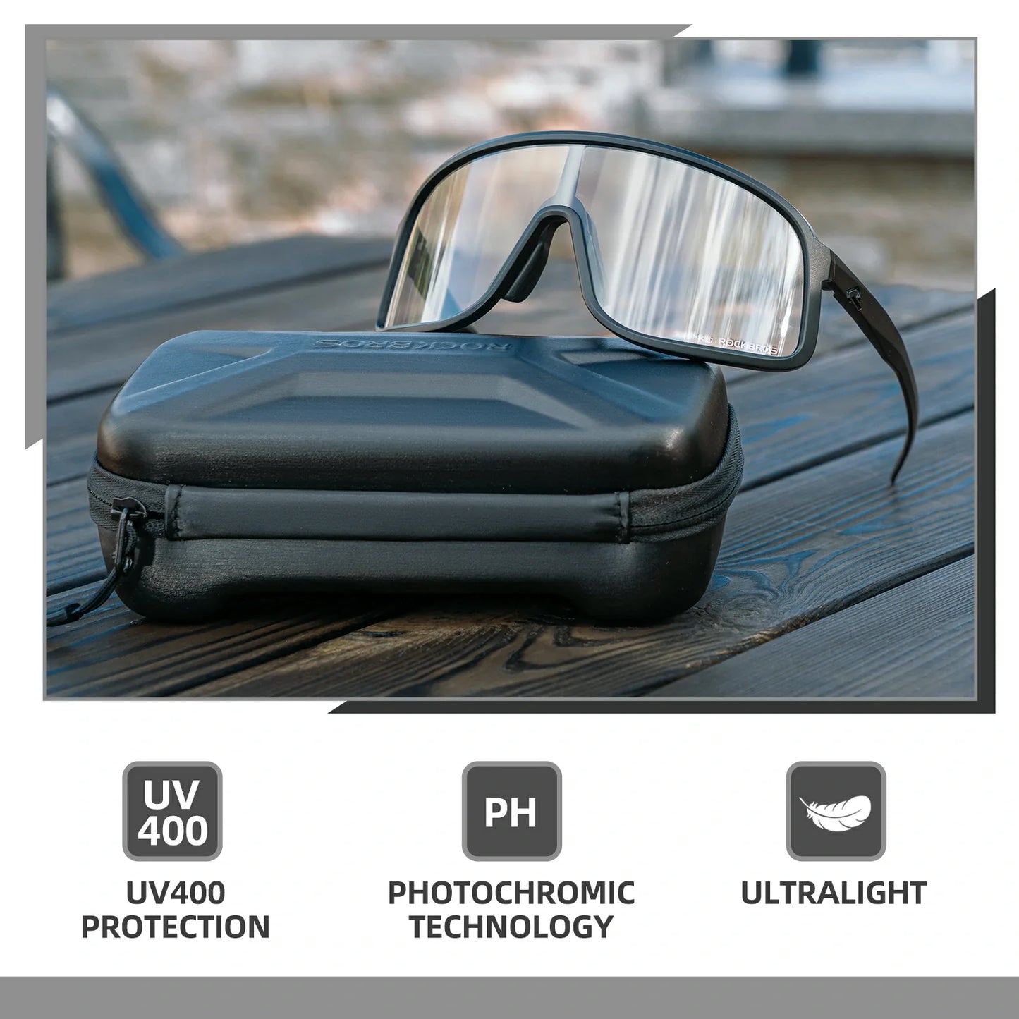 Polarized Photochromic Cycling Sunglasses