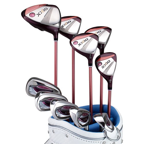 XXIO 13 Ladies Bordeaux 10-Piece Complete Set  Right Ladies Standard
