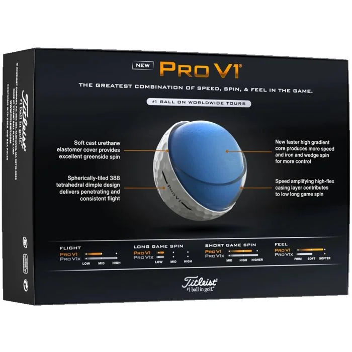 Titleist Pro V1 2025 Special Play Number Golf Balls