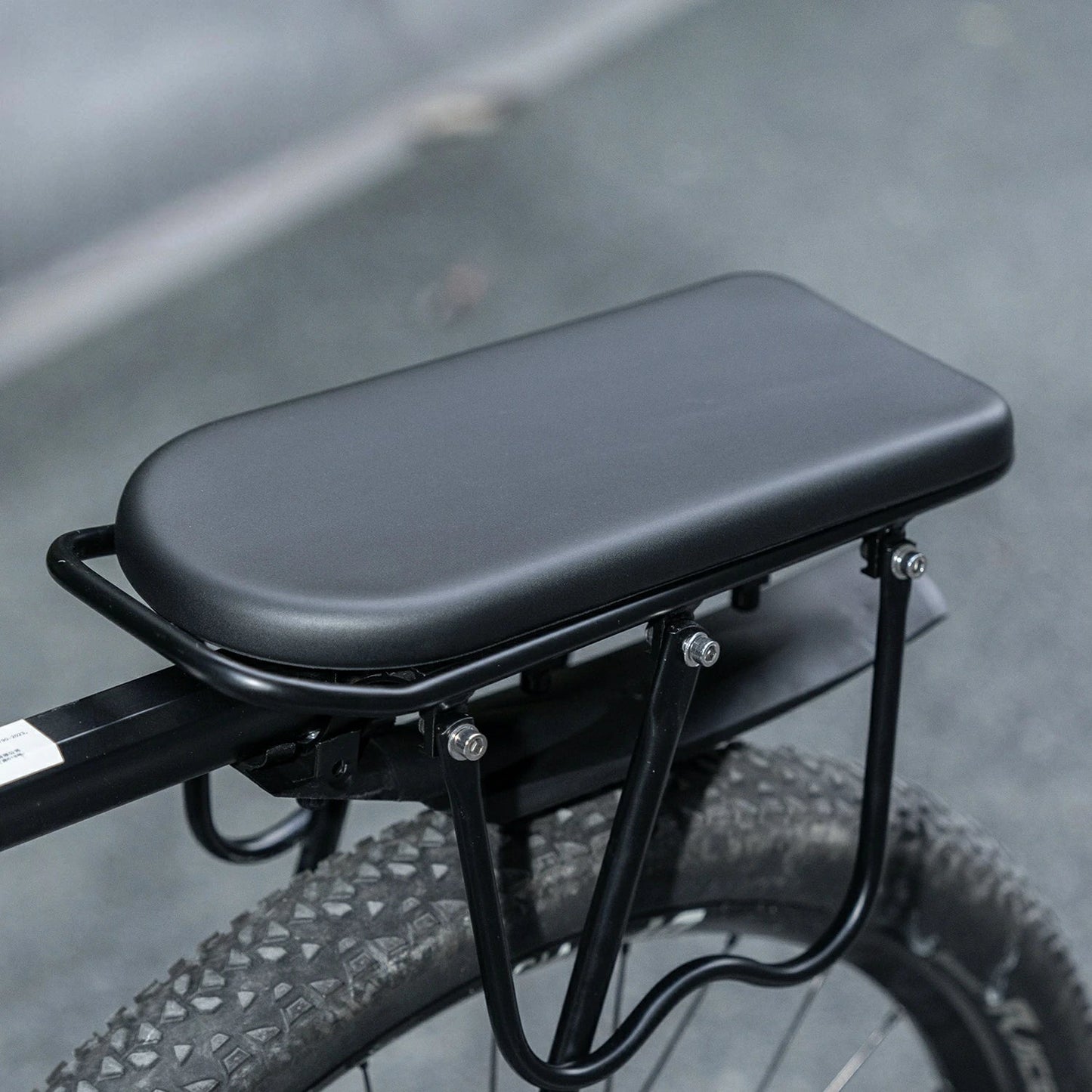 Comfortable PU Leather Bike Rear Seat Cushion for Racks