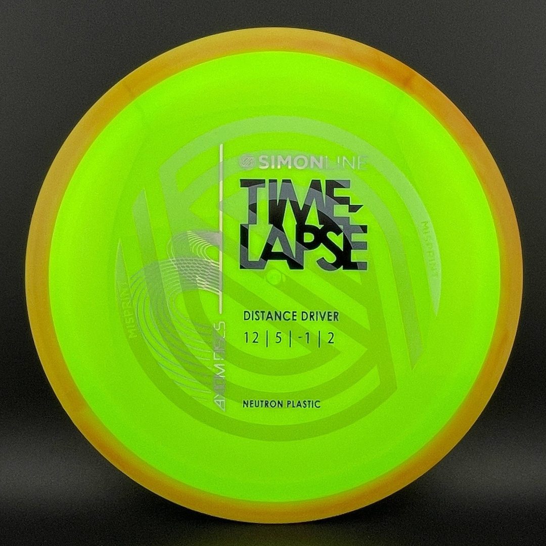 Neutron Time-Lapse (Re-Tooled) - Simon Line Misprint