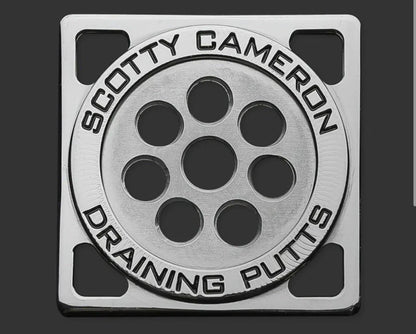 Scotty Cameron 2023 Cameron Coin Drain-O Square Round Ball Marker