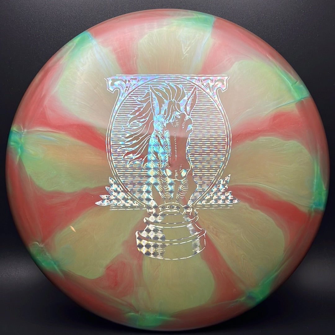 Sublime Swirl Mustang - "Portrait of a Knight" - UV Foil Bottom Stamp