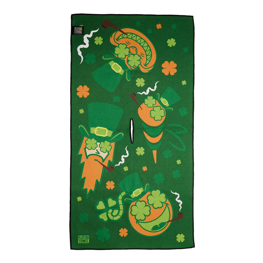 Bettinardi - St. Patrick's Day Clover Eyes Multi Icon Towel