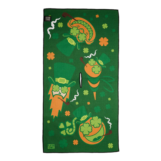 Bettinardi - St. Patrick's Day Clover Eyes Multi Icon Towel