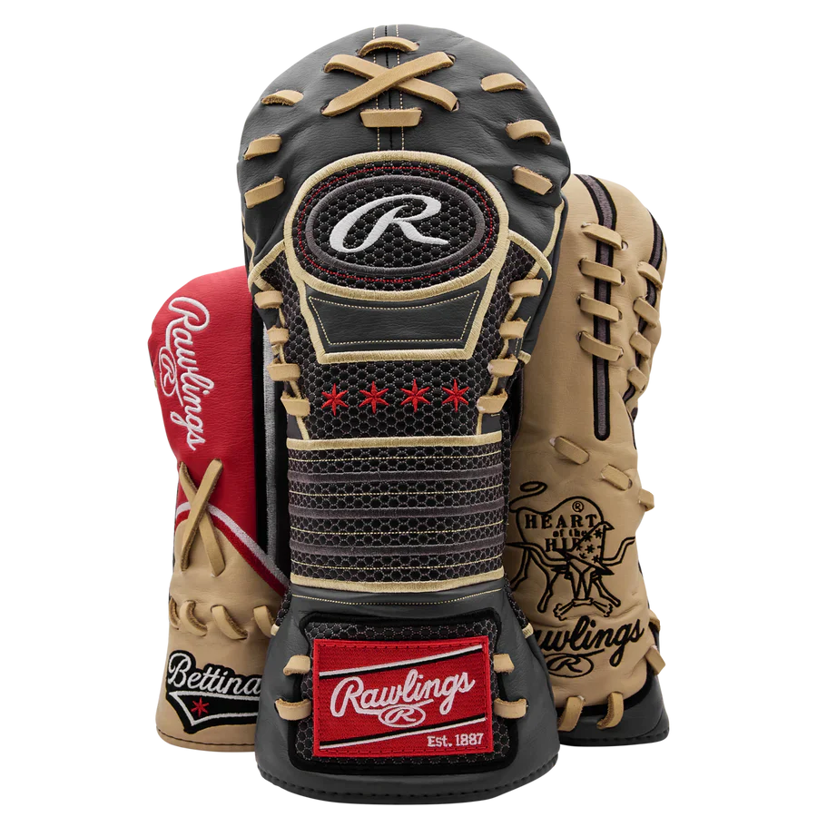 Bettinardi x Rawlings Black Glove Wood Headcover Set