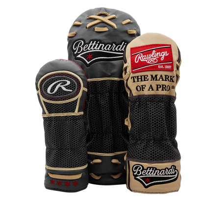 Bettinardi x Rawlings Black Glove Wood Headcover Set