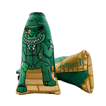 Bettinardi Gangster Cat Throne of Gold Blade Putter Headcover