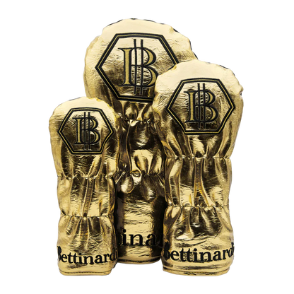Bettinardi -  2025 Limited Release Black and Gold Multi Gangster Cat Wood Headcover Set