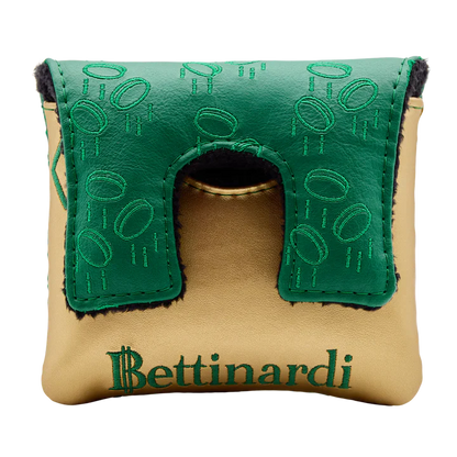 Bettinardi Gangster Cat Throne of Gold Center Shafted Mallet Putter Headcover