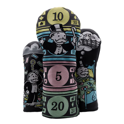 Bettinardi x Monopoly Fun Money Wood Headcover Set