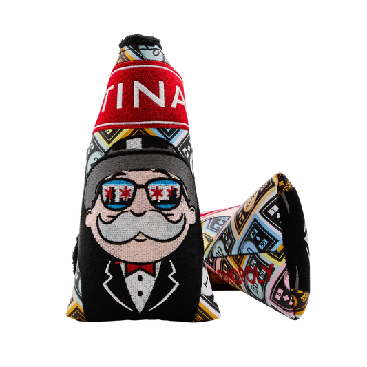 Bettinardi x Monopoly Chi Town Mr. Monopoly Blade Putter Headcover