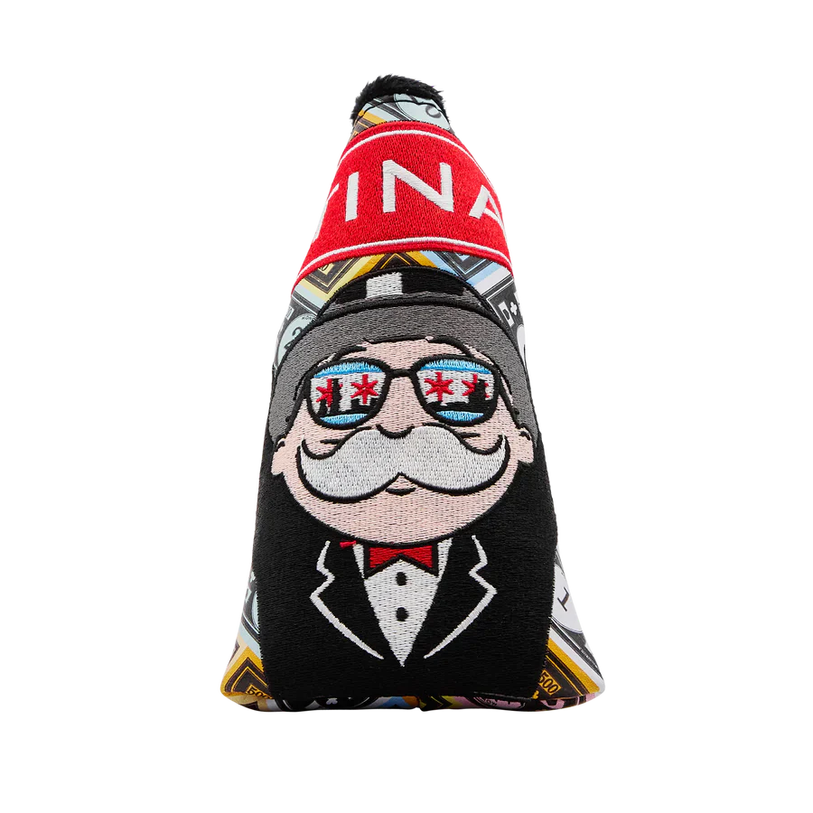 Bettinardi x Monopoly Chi Town Mr. Monopoly Blade Putter Headcover