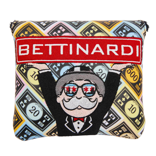 Bettinardi x Monopoly Chi Town Mr. Monopoly Mallet Putter Headcover