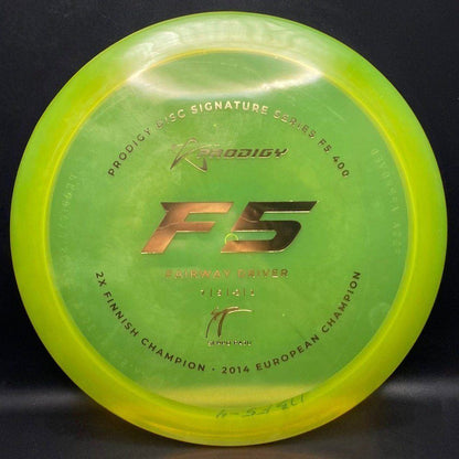 F5 400 Plastic Fairway Driver - Seppo Paju Signature Stamp