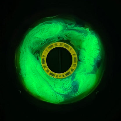 Custom Glow Resin Mini - Wooden Rim and Spinner!