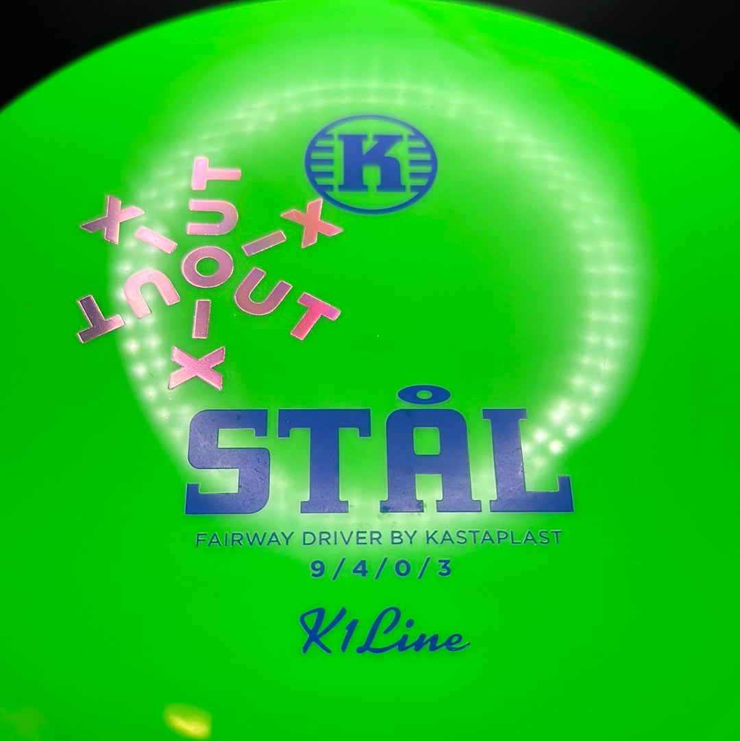 K1 Stål - X-Out Snowflake Stamp