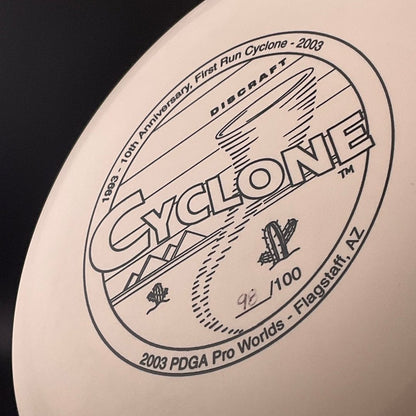 Elite X Cyclone - 2003 Pro Worlds - 10th Anniversary First Run *Speedy Vault*