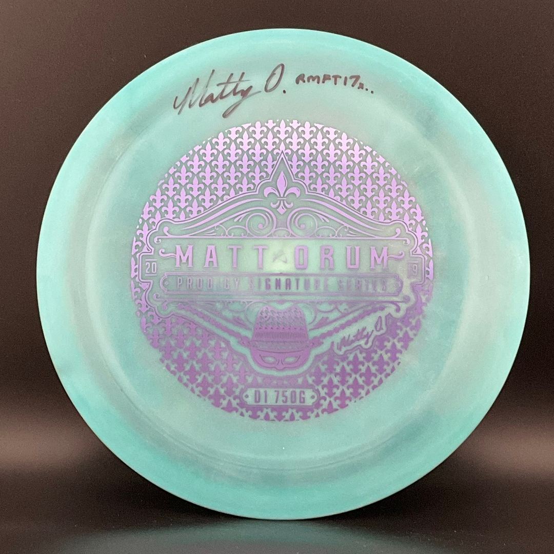 D1 (750G Plastic) *Signed* - 2019 Matt Orum Prodigy Signature Series