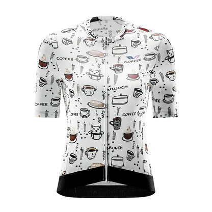 TVI ROCKBROS  Elements Print Female Cycling Top Short-Sleeved Jersey