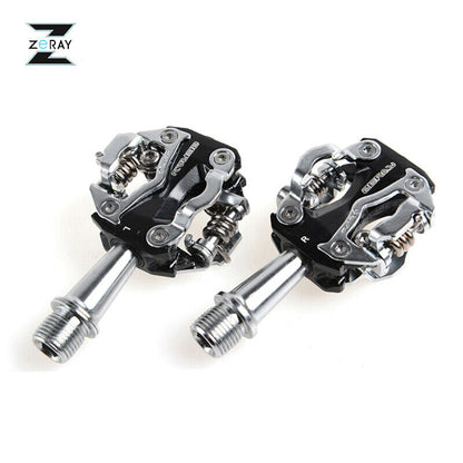 ROCKBROS ZERAY Bike Pedals Self-locking Aluminum Alloy Mountain Bike SPD CR-MO Pedals