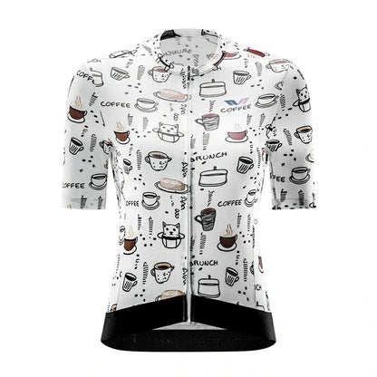 TVI ROCKBROS  Elements Print Female Cycling Top Short-Sleeved Jersey