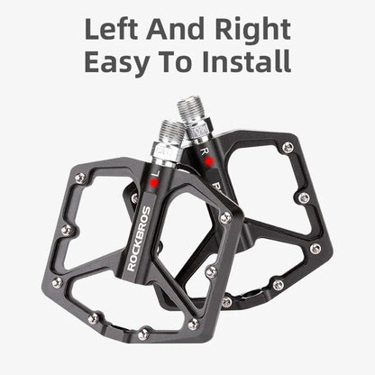 ROCKBROS Ultra Lightweight Flat Bike Pedals in Various Colours (Pair)