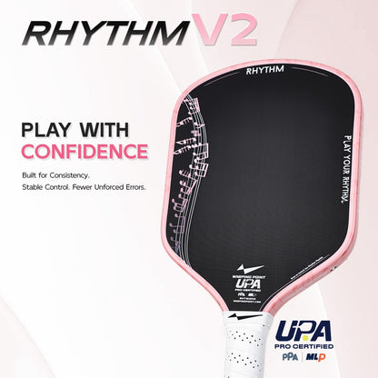 Rhythm Hybrid Pickleball Paddle – Pink