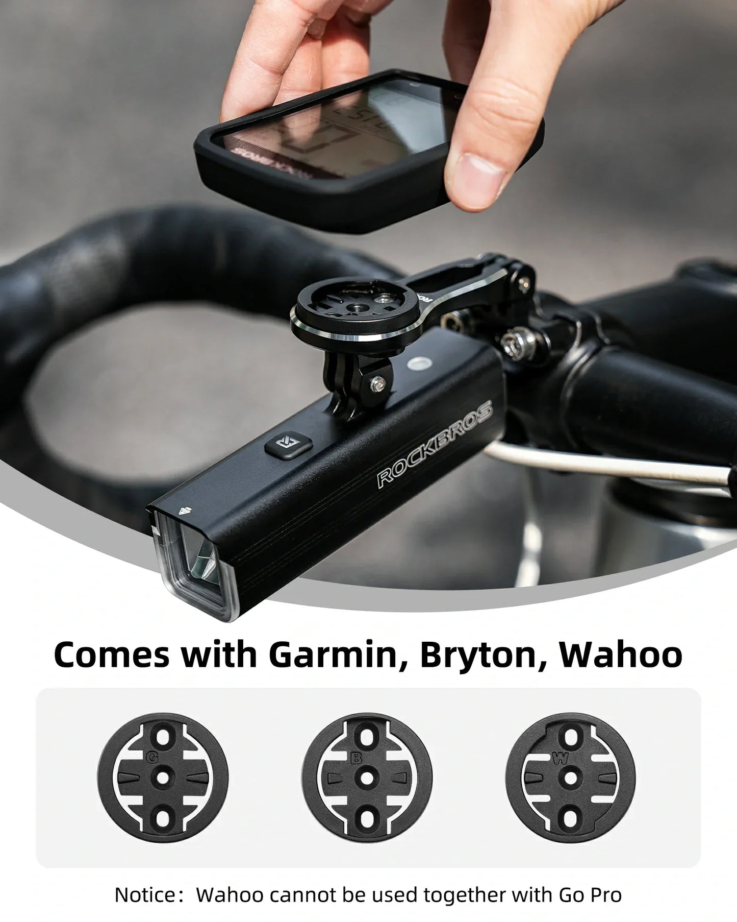 Bike Computer Mount Out-Front Aluminum Integrated