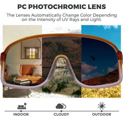 Polarized Photochromic Cycling Sunglasses