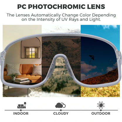 Polarized Photochromic Cycling Sunglasses