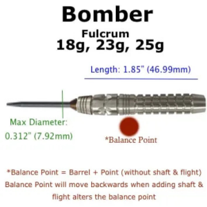 Voks Bomber Fulcrum Steel Tip Darts