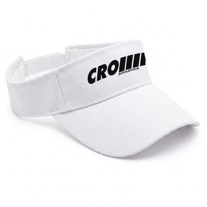 CROWN ATHLETICA /// Embroidered Logo Visor (WHITE)