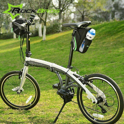 ROCKBROS Bike Bicycle Rear Bag Saddle Bag with Battle Holder
