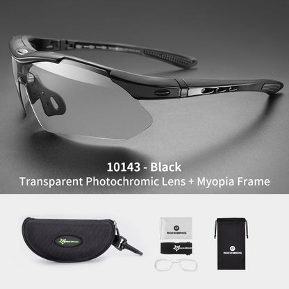 Full Frame Photochromic Bicycle Eyewear
