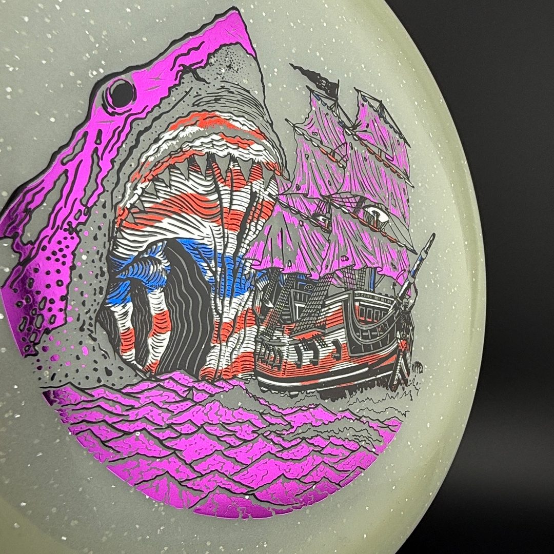 Metal Flake Glow C-Blend Galleon (First Run) "Megalodon" by Ripper Studios