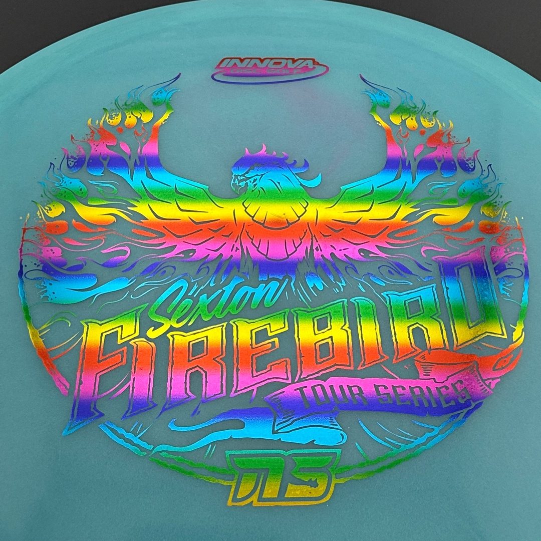 2020 Glow Champion Firebird - Blue Pink/Rainbow Foil - Nate Sexton TS