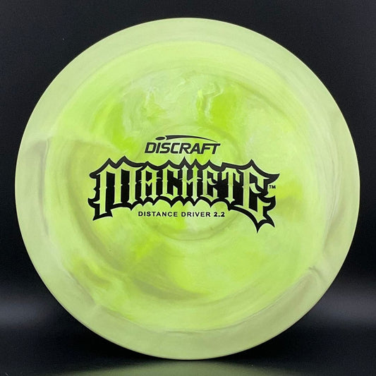 Swirl ESP Machete *Les White Stash Used* - LE Barstamp PFN