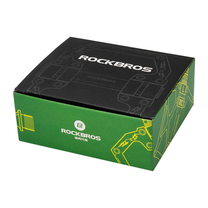 ROCKBROS Extra Large Mountain Bike Pedals Nylon Composite Bearing 9/16"(1 Pair)-RED