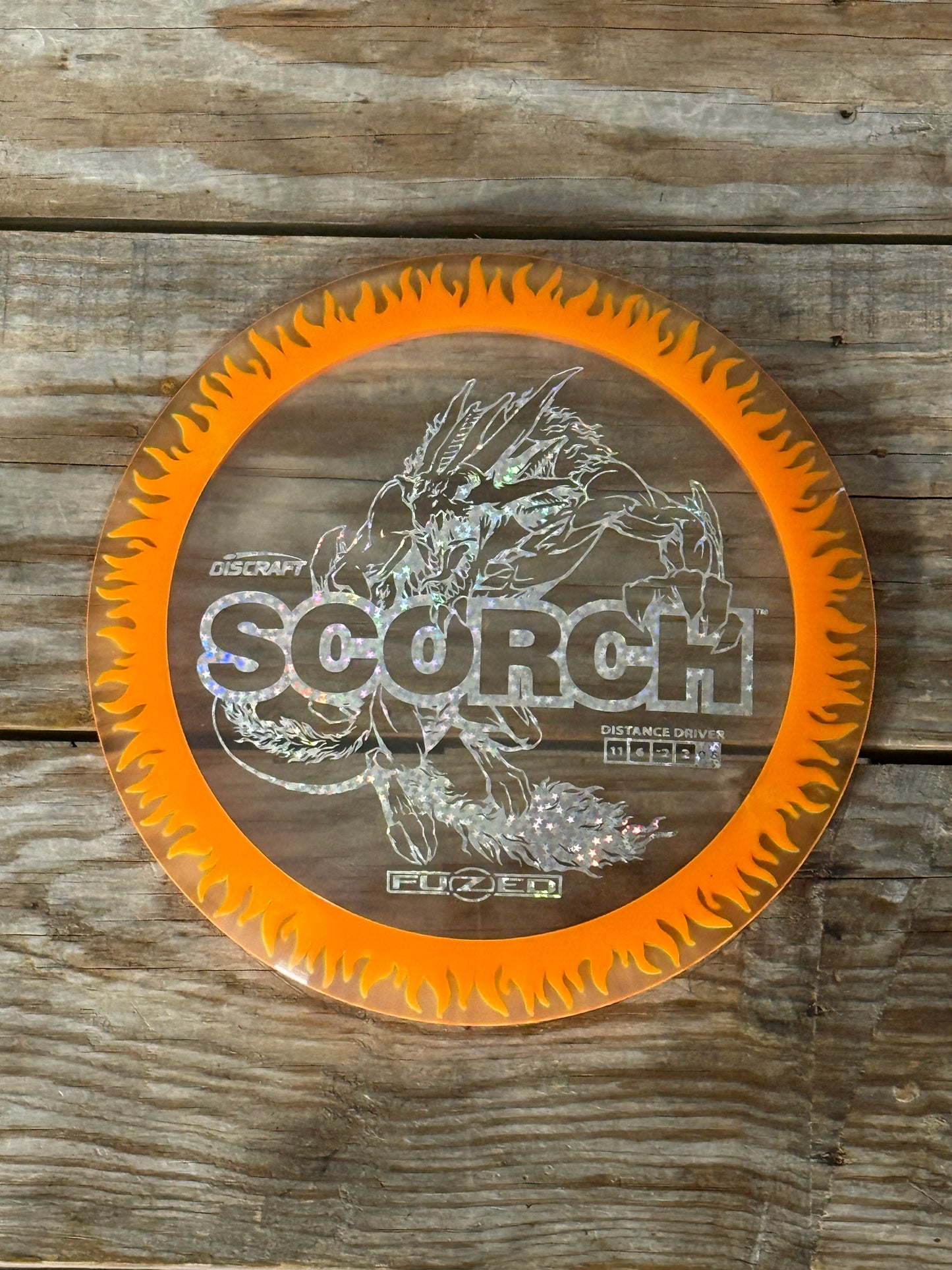 Fuzed Z Scorch with Flame Pattern