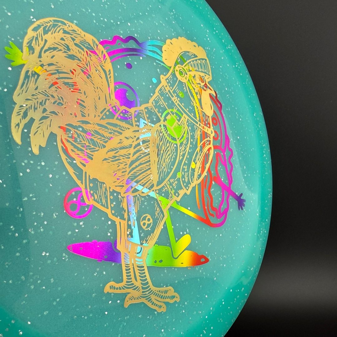 Metal Flake Glow C-Blend Aztec - X-Out Taco Rooster