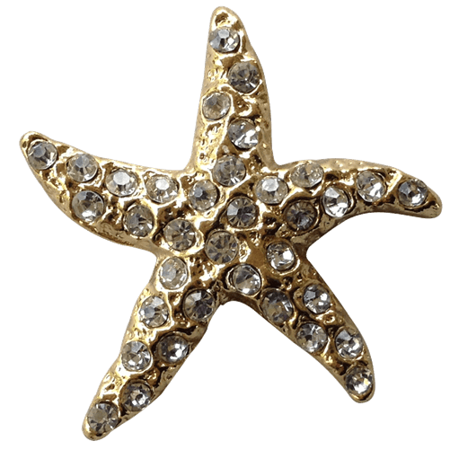 3D Starfish Crystal Ball Marker &amp; Hat Clip by ReadyGOLF