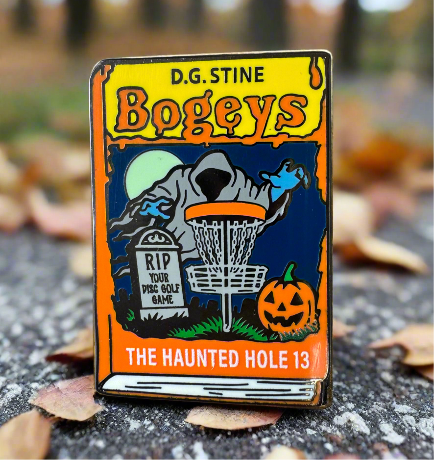 Halloween 2025 Bogey Bumps Book Disc Golf Pin®