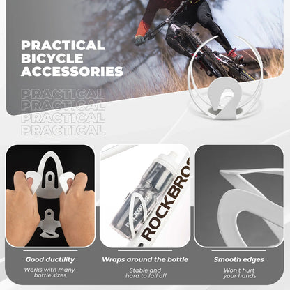 Lightweight Aluminum Bike Water Bottle Cage with Screws Tool